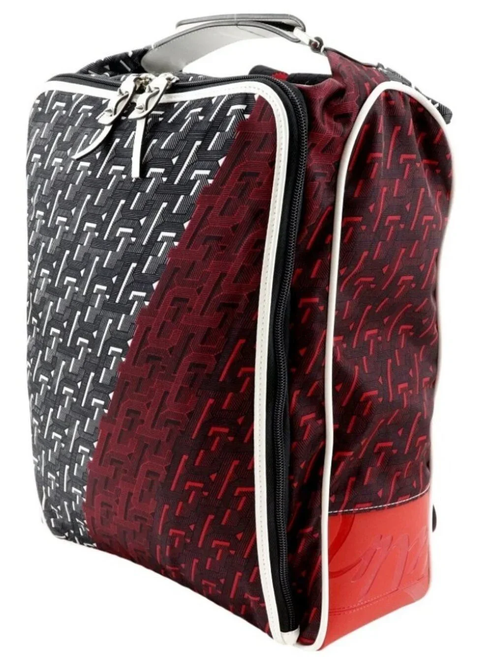 Christian Louboutin Backpack Backpack Daypack CL logo Red / black Nylon mens